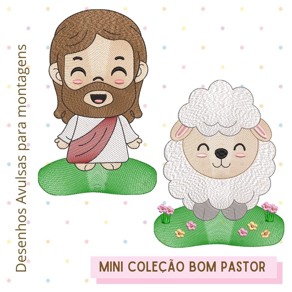 Matrizes de Bordado - Mini Coleção Bom Pastor