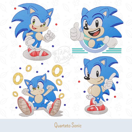 Matrizes de Bordado - Quarteto Sonic