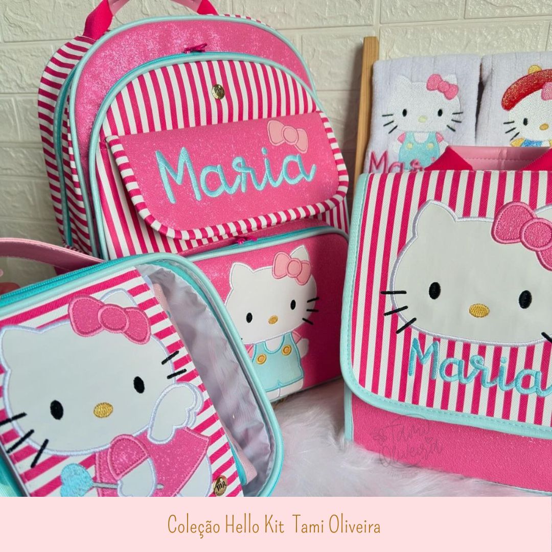 Matrizes de Bordado - Coleção Gatinha Hello