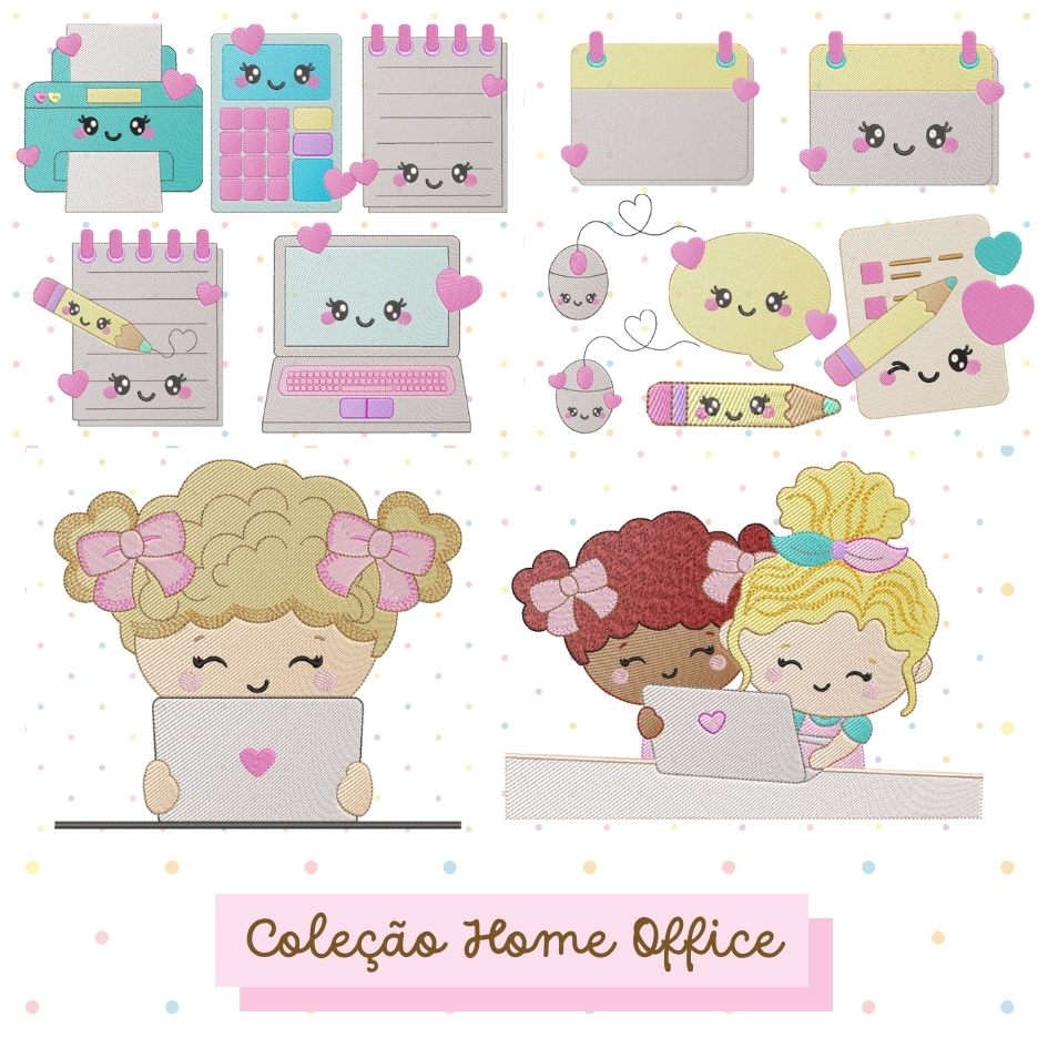 Matrizes de Bordado - Coleção Home Office