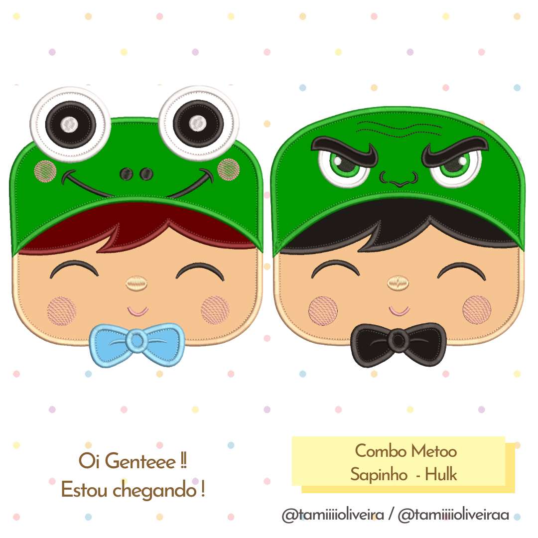 Combo - Menino Hulk - Menino Sapinho