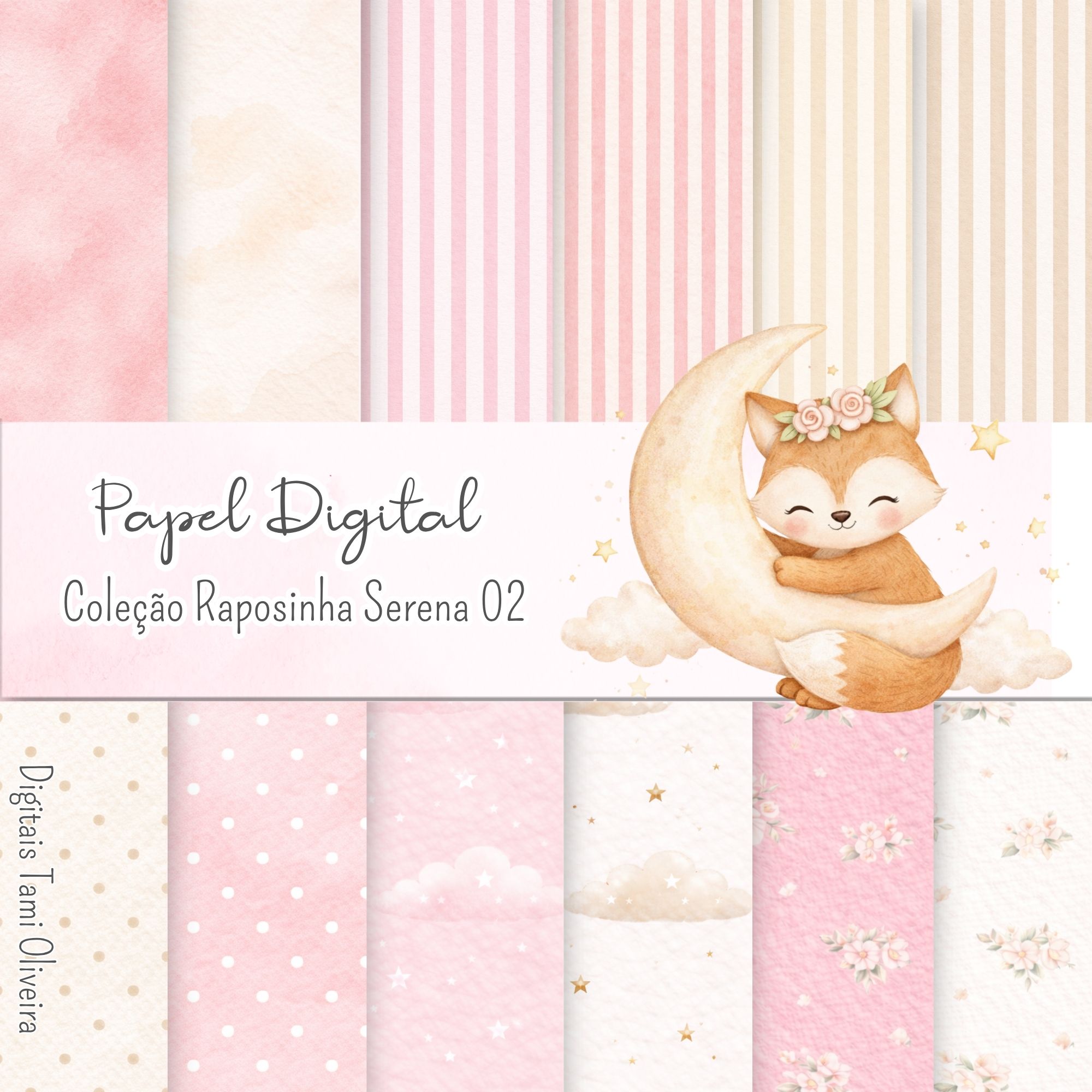 Kit Digital - Papel digital Serena 02
