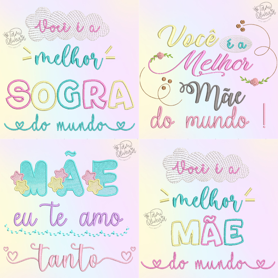 Matrizes de Bordado - Dia Das Mães