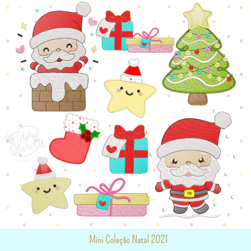 Matrizes de Bordado - Mini Coleção Natal 2021
