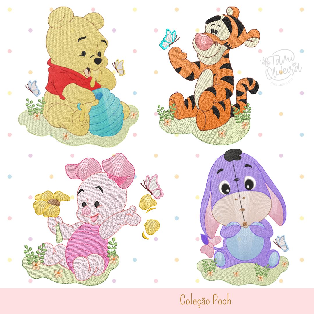 Matrizes de Bordado - Turminha do Pooh