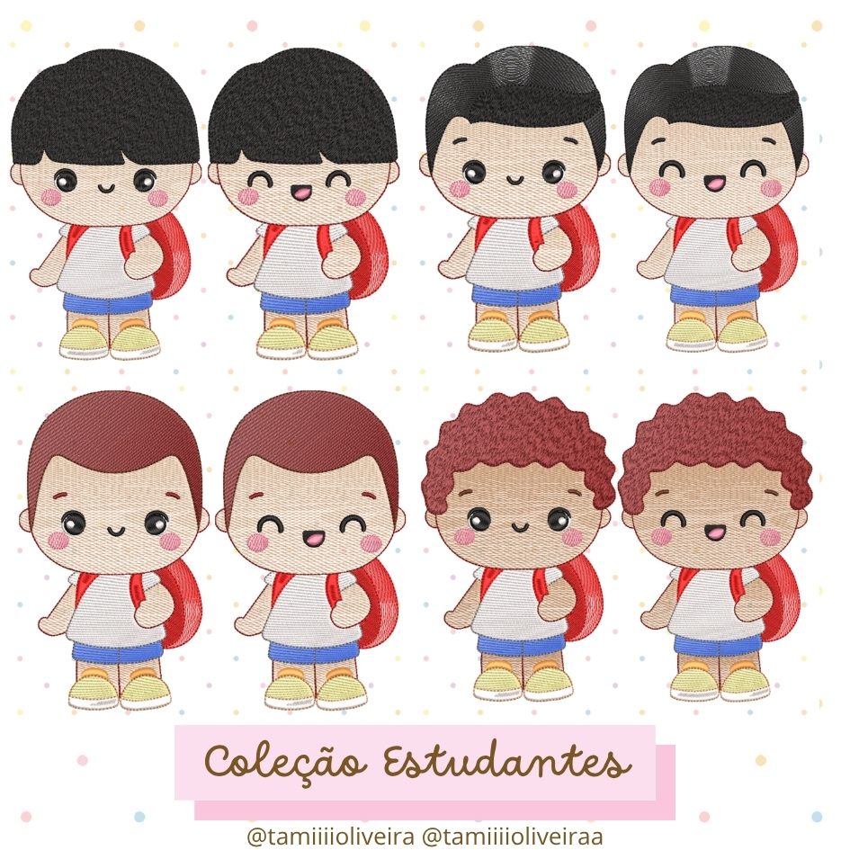 Matrizes de Bordado - Coleção Estudantes
