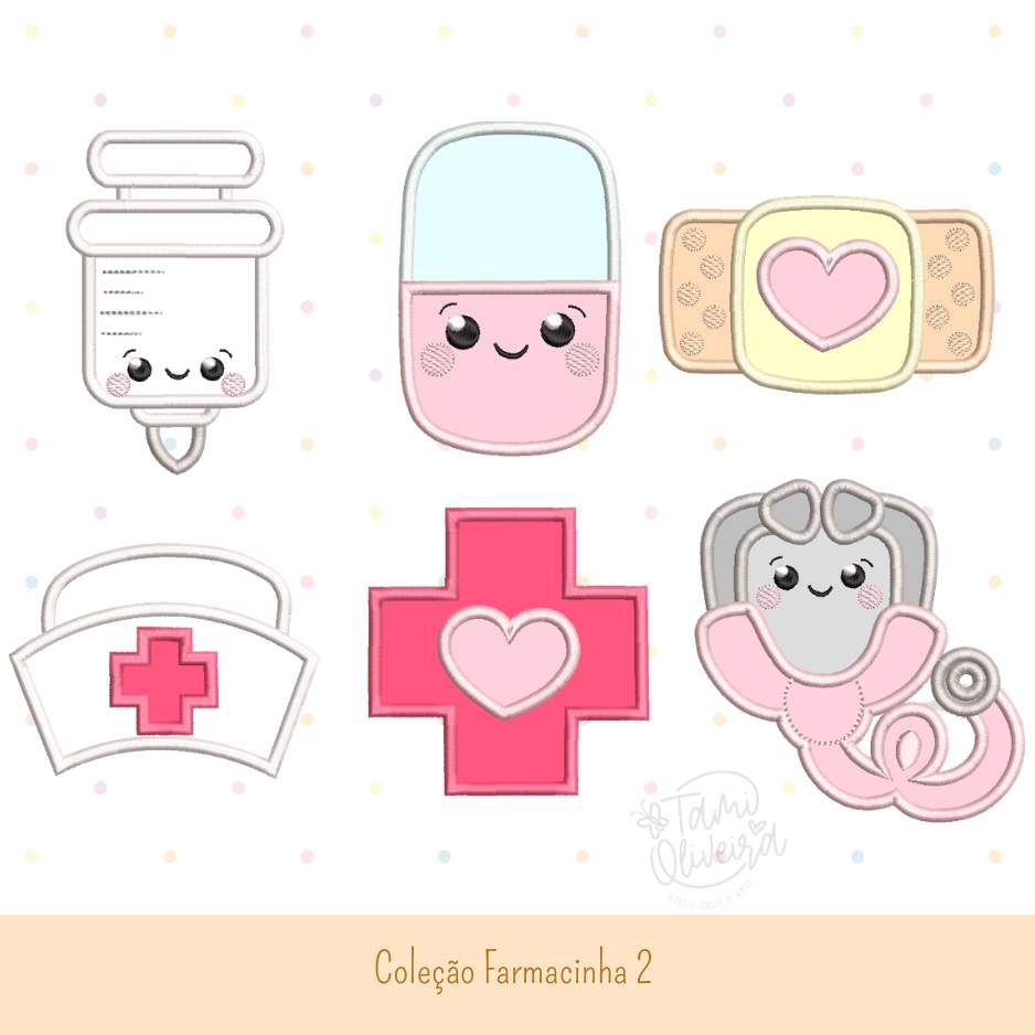 Matrizes de Bordado - Coleção Farmacinha 2