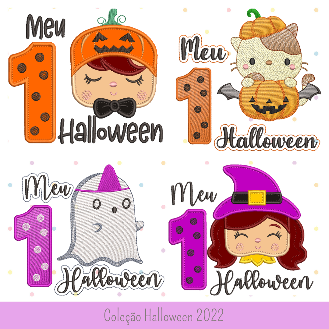 Matrizes de Bordado - Coleção Halloween 2022