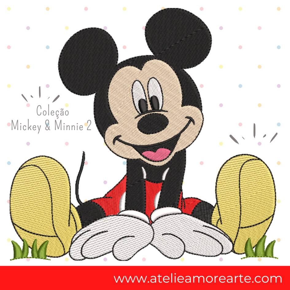 Matrizes de Bordado - Coleção Mickey e Minnie 2
